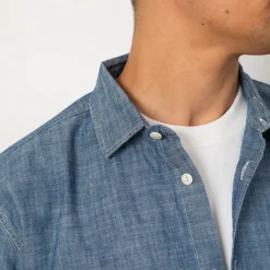 Shirts|You Must Create Curtis Light Chambray Shirt - Light Indigo