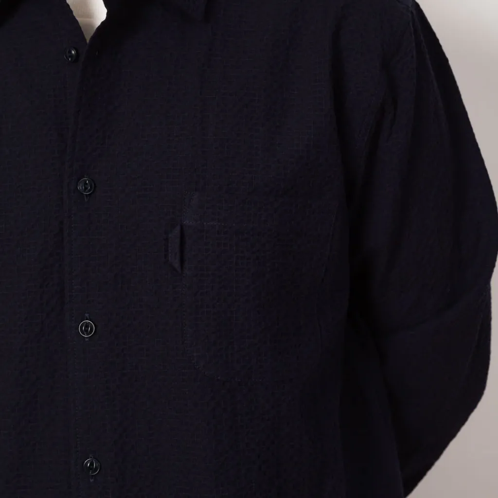 Shirts|You Must Create Curtis Shirt - Navy Seersucker