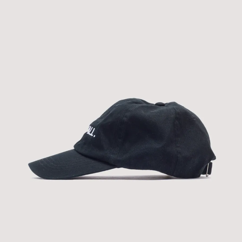 Headwear|Easy Listening Dancehall Embroidered Cap - Black