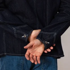 Jackets|Hatski Denim Coverall Jacket - Indigo
