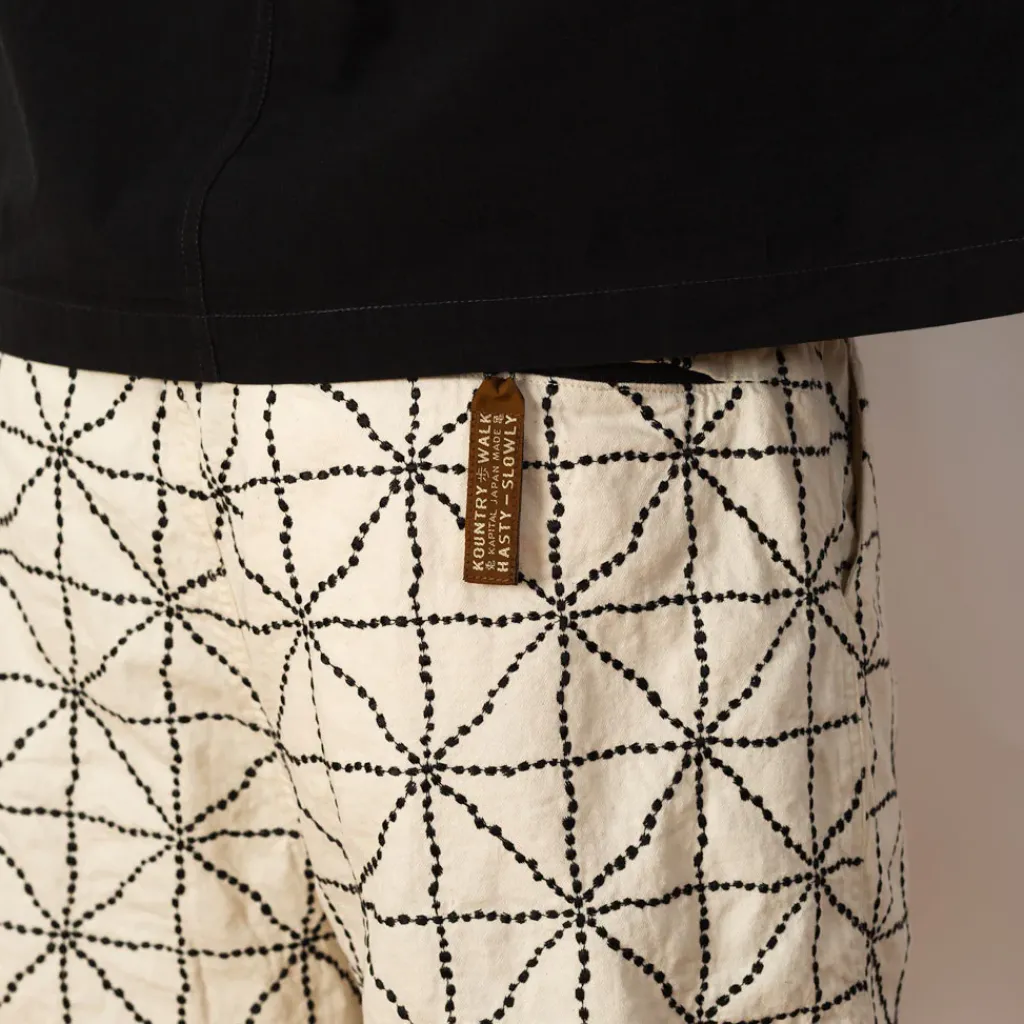 Shorts|Kapital Dojo Easy Shorts - Ecru