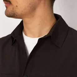 Shirts|Roa Dot Air Shirt - Dark Brown