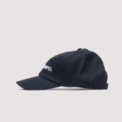 Headwear|Easy Listening Downtempo Embroidered Cap - Black
