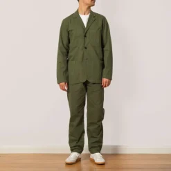 Jackets|Service Works Drill Server Suit Jacket - Olive