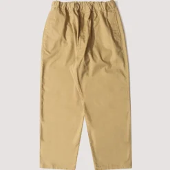Trousers|Danton Easy Straight Pants - Beige