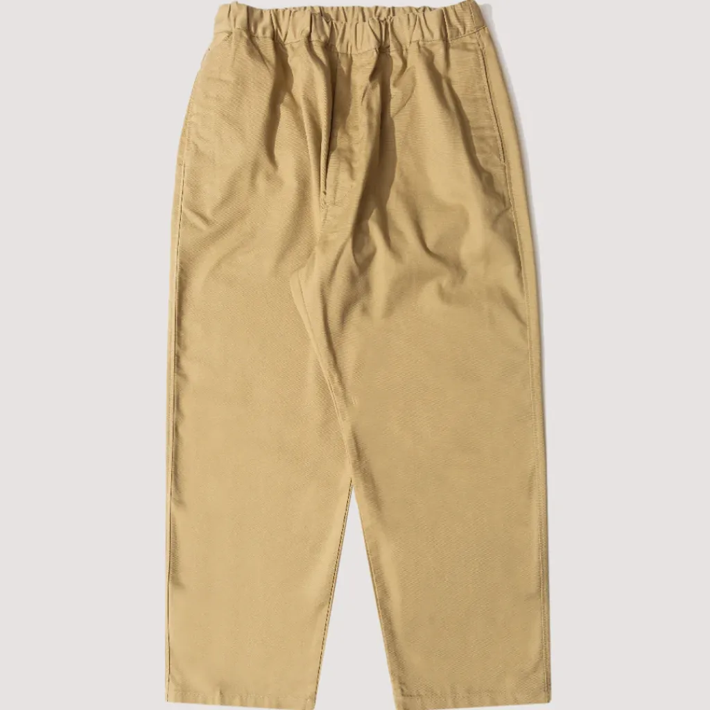 Trousers|Danton Easy Straight Pants - Beige