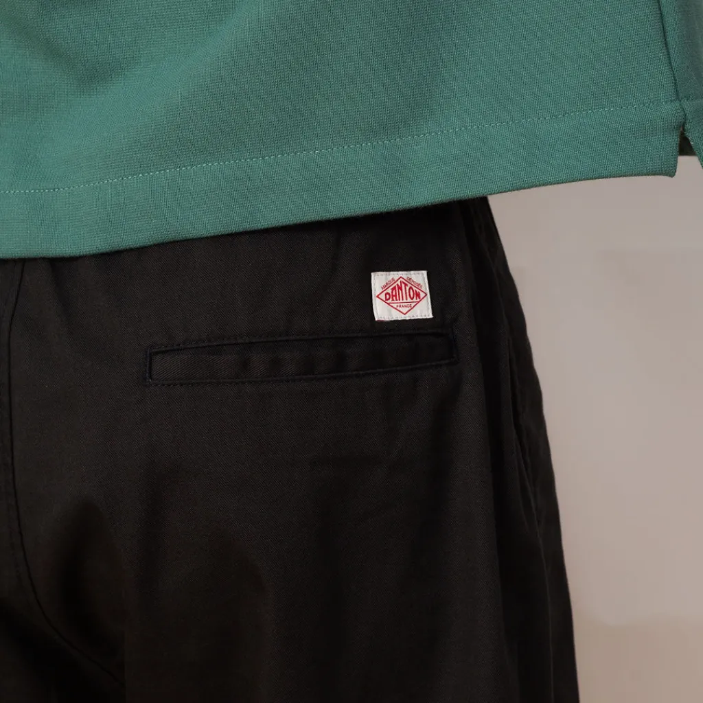 Trousers|Danton Easy Straight Pants - Charcoal