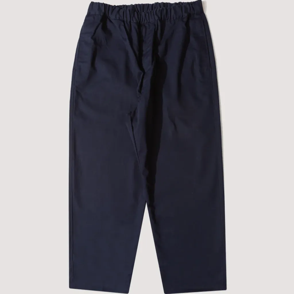 Trousers|Danton Easy Straight Pants - Navy