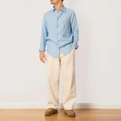 Shirts|NN07 Enzo Shirt 5708 - Cerulean Blue