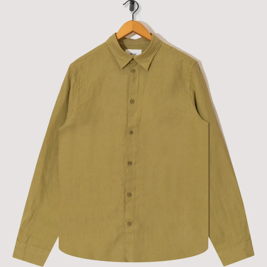 Shirts|NN07 Enzo Shirt 5708 - Evergreen
