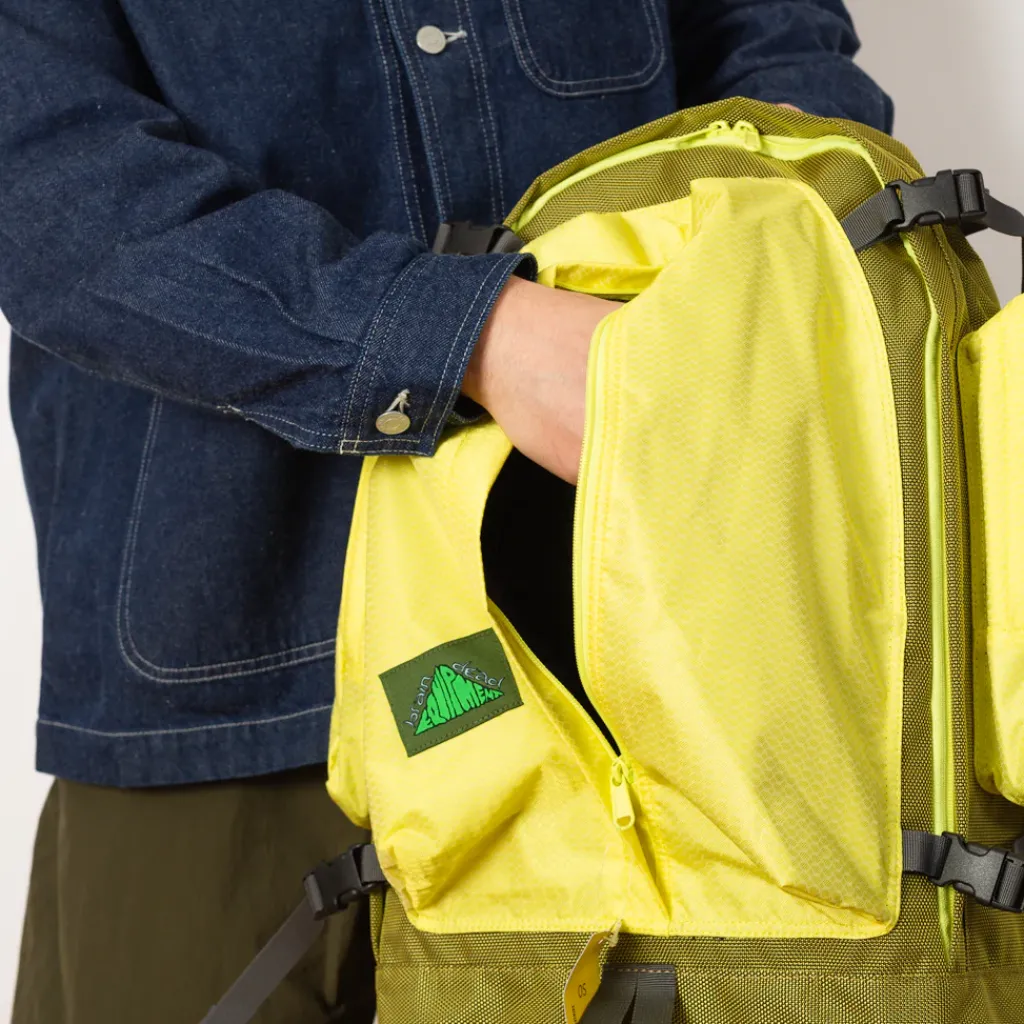 Bags|Brain Dead Equipment Alpine Backpack - Electric Yellow