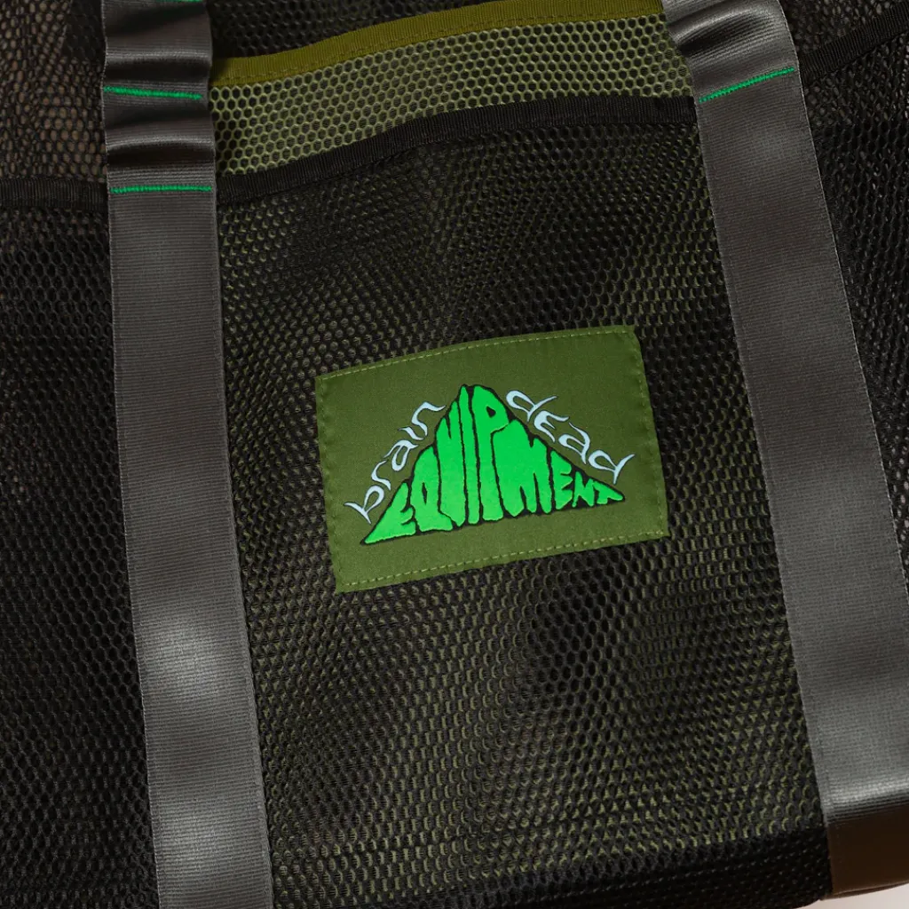 Bags|Brain Dead Equipment Mesh Tote Bag - Black Multi