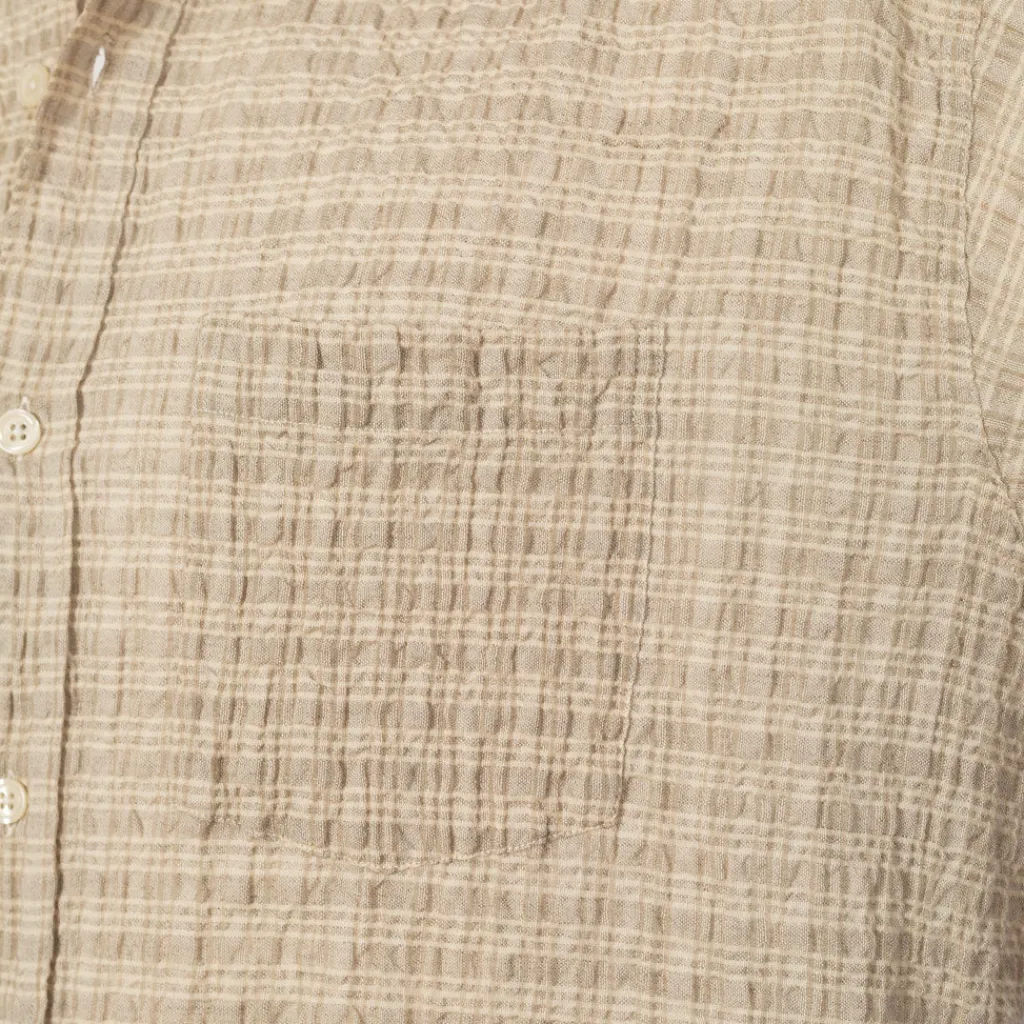 Shirts|Mfpen Executive Shirt - Beige Structure Check