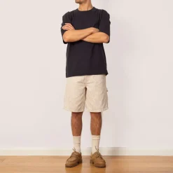 T-Shirts|MHL By Margaret Howell Flatlock Crew - Ink