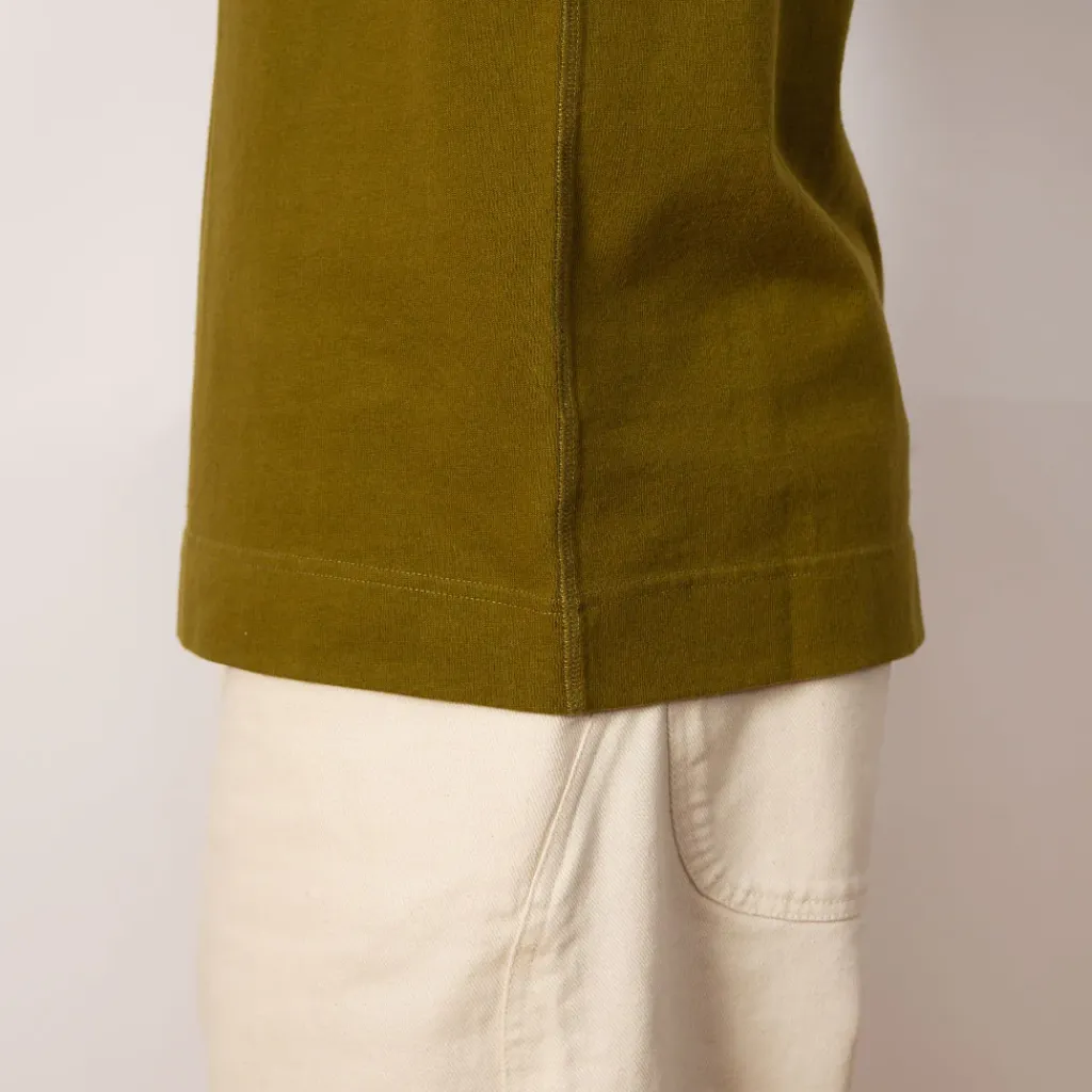 T-Shirts|MHL By Margaret Howell Flatlock Crew - Lichen