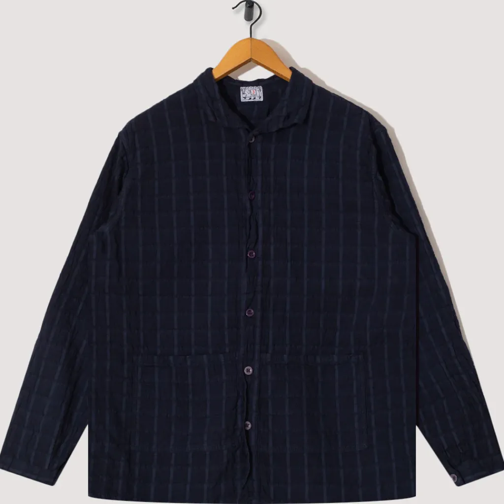 Shirts|Tender Co. Flipped Collar Shirt - Hadal Blue