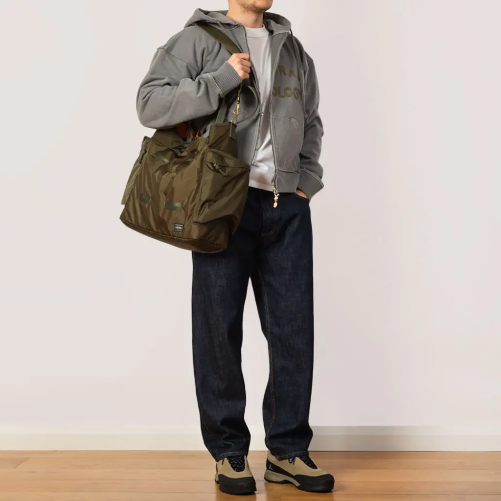 Bags|Porter - Yoshida u0026 Co. Force 2-Way Tote Bag - Olive