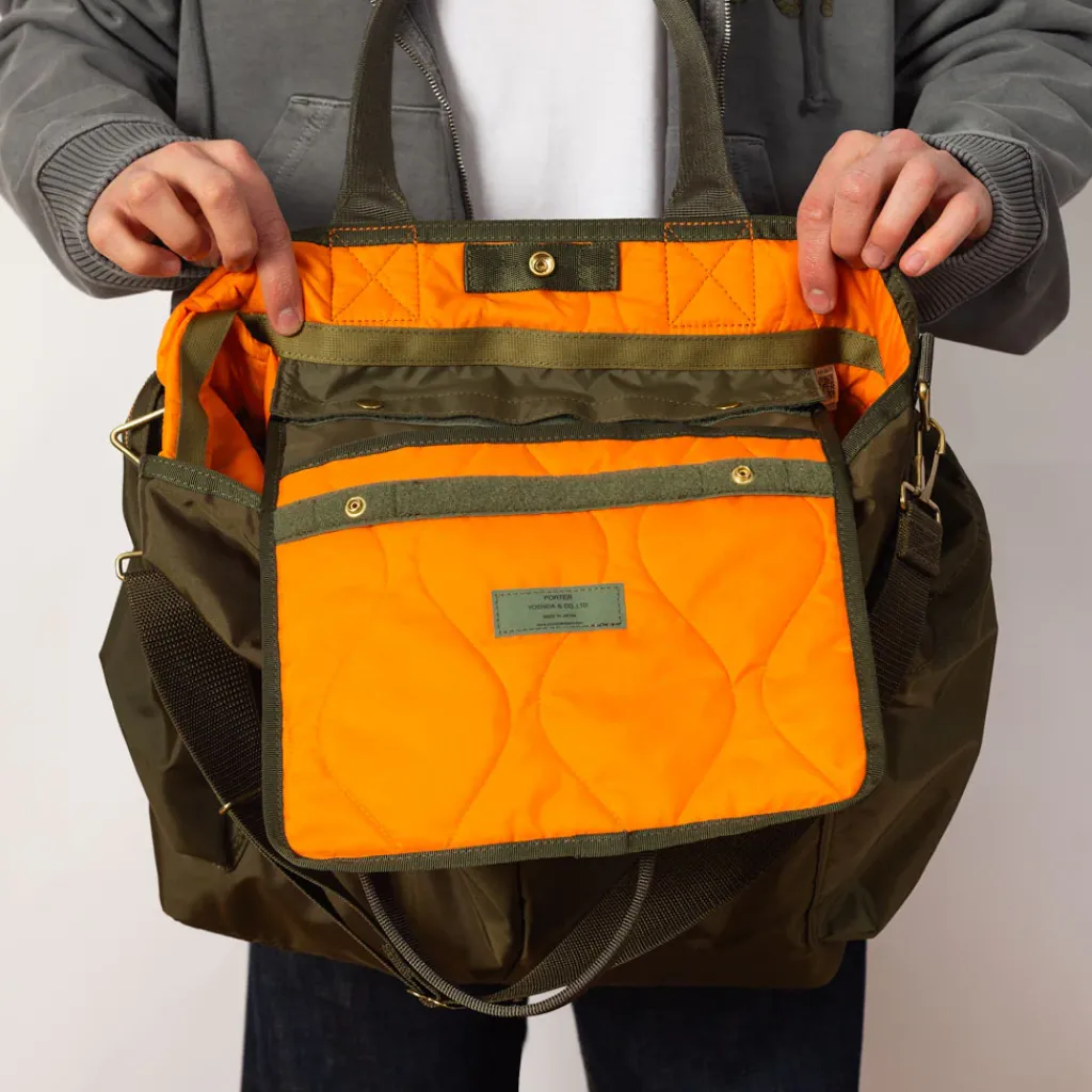 Bags|Porter - Yoshida u0026 Co. Force 2-Way Tote Bag - Olive