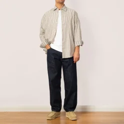 Shirts|NN07 Freddy Shirt 5973 - Brown Stripe