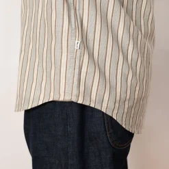 Shirts|NN07 Freddy Shirt 5973 - Brown Stripe