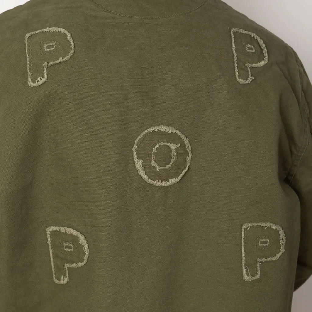 Jackets|Pop Trading Company Full Zip Jacket - 4 Leaf Clover