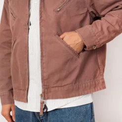 Jackets|Pop Trading Company Full Zip Jacket - Twilight Mauve