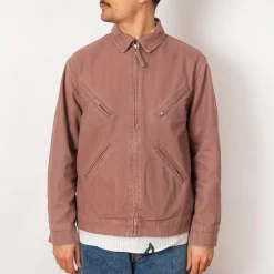 Jackets|Pop Trading Company Full Zip Jacket - Twilight Mauve