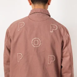 Jackets|Pop Trading Company Full Zip Jacket - Twilight Mauve