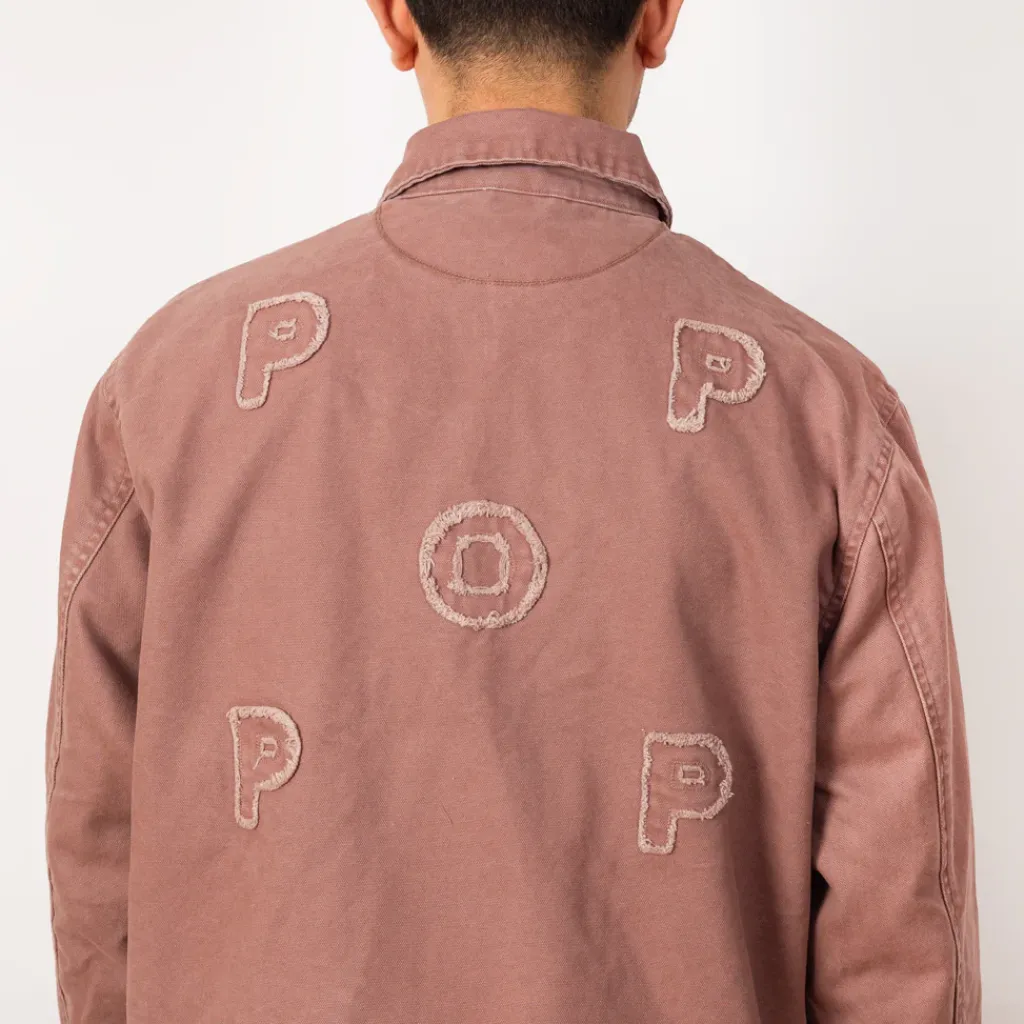 Jackets|Pop Trading Company Full Zip Jacket - Twilight Mauve