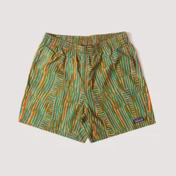 Shorts|Patagonia Funhoggers Shorts - Quilty Fitz Heartleaf Green