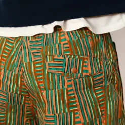 Shorts|Patagonia Funhoggers Shorts - Quilty Fitz Heartleaf Green