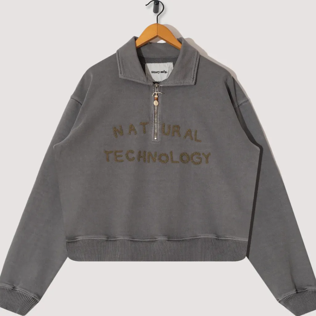 Sweatshirts|Story MFG Geo Pullover - Black