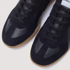Footwear|Novesta German Army Trainer - Black/Transparent