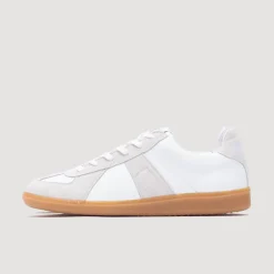Footwear|Novesta German Army Trainer - White/Transparent