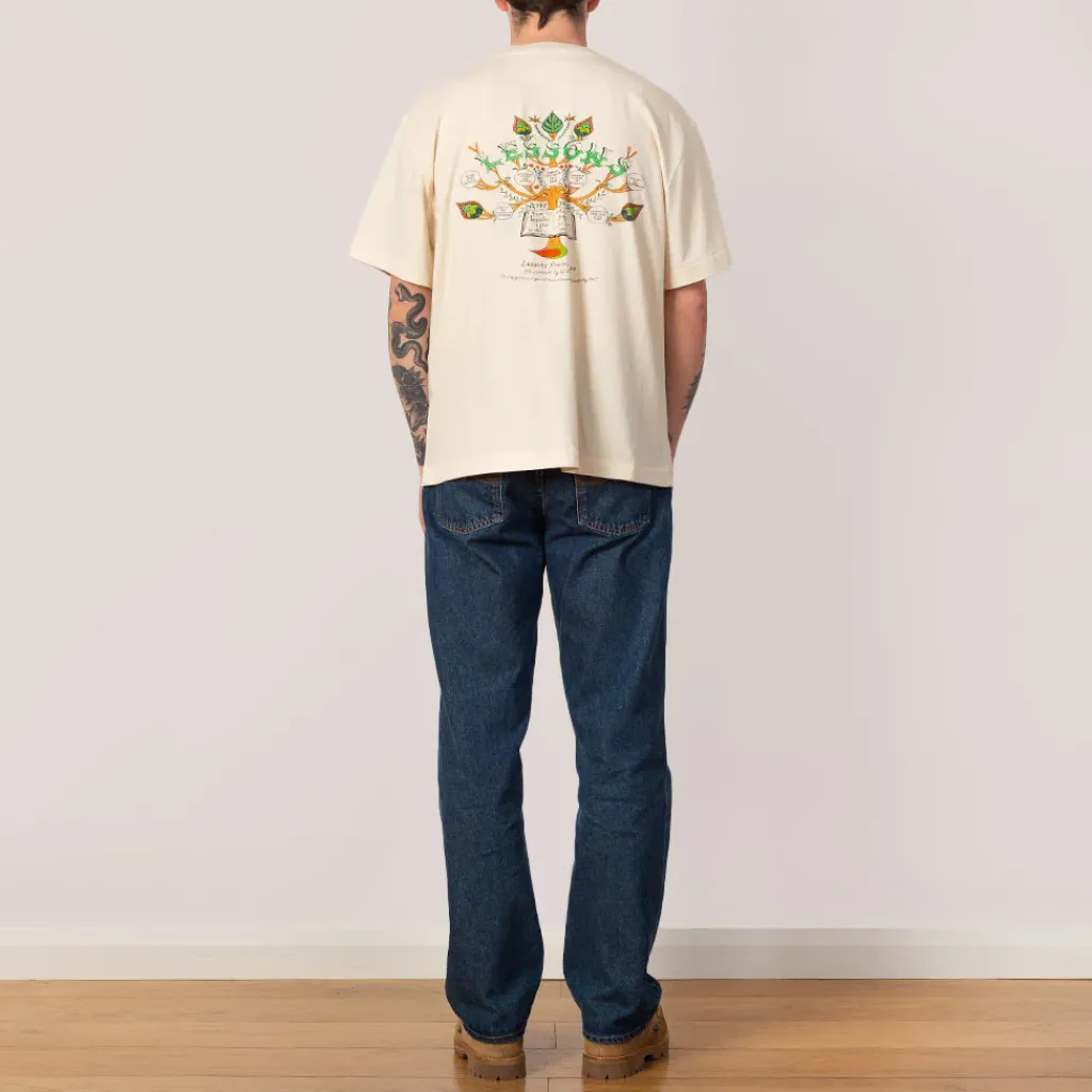 T-Shirts|Story MFG Grateful Tee - Ecru Lesson