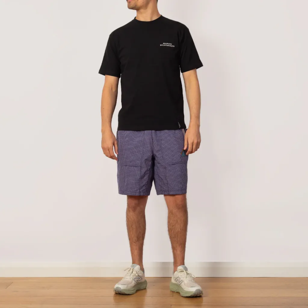 Shorts|Brain Dead Gridded Ripstop Utility Short - Blueberry