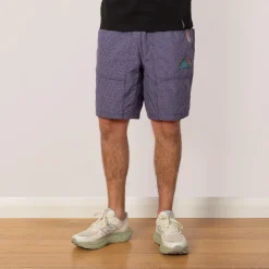Shorts|Brain Dead Gridded Ripstop Utility Short - Blueberry