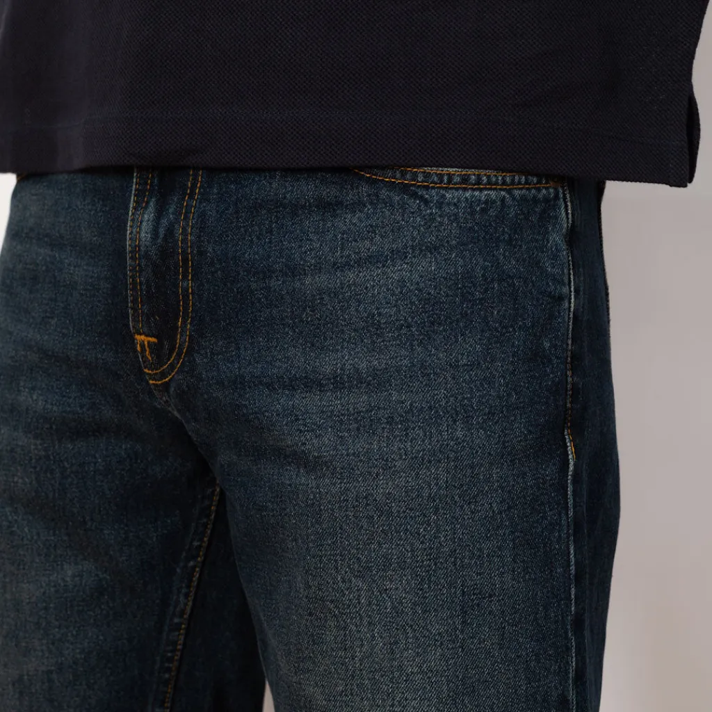 Jeans|Nudie Jeans Gritty Jackson - Blue Soil