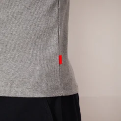 T-Shirts|Healthknit Heavyweight Rib Crew S/S - Heather Grey