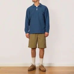 Shirts|Armor Lux Heritage Linen Smock - Obscure Blue