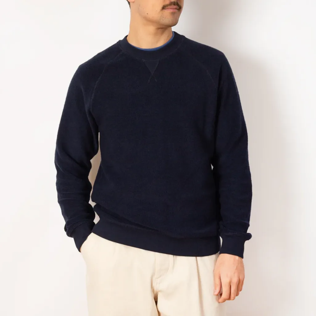 Sweatshirts|Armor Lux Heritage Raglan Sweat - Marine Deep