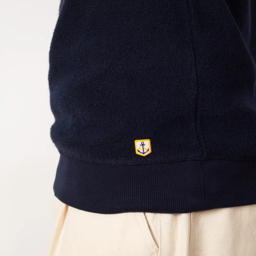 Sweatshirts|Armor Lux Heritage Raglan Sweat - Marine Deep