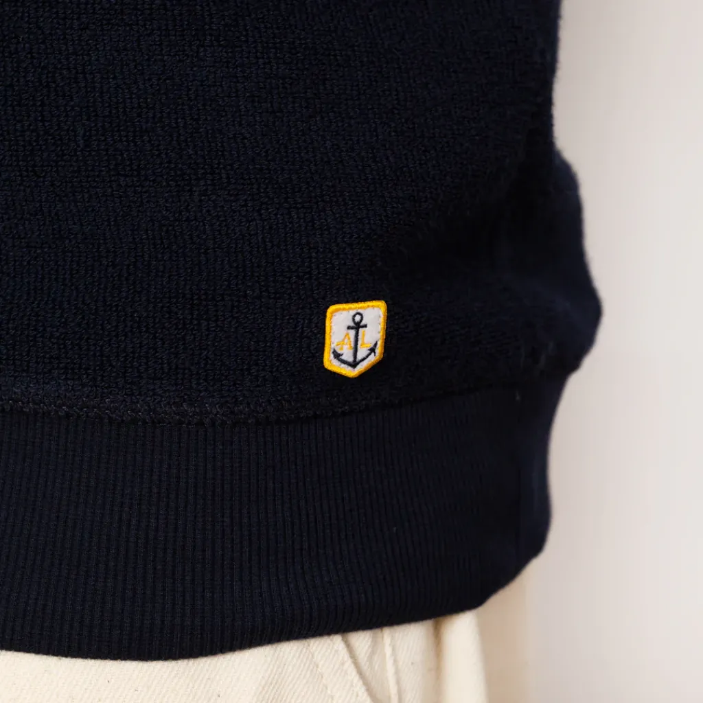 Sweatshirts|Armor Lux Heritage Raglan Sweat - Marine Deep