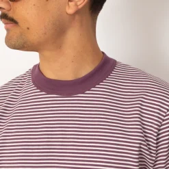 T-Shirts|Armor Lux Heritage Striped Tee - Indiano/Milk