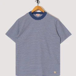 T-Shirts|Armor Lux Heritage Striped T-Shirt - Obscure/Milk