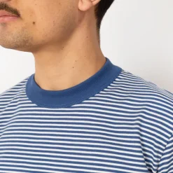 T-Shirts|Armor Lux Heritage Striped T-Shirt - Obscure/Milk