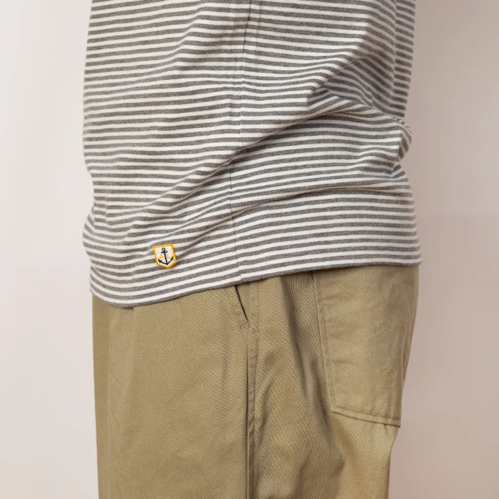 T-Shirts|Armor Lux Heritage Striped T-Shirt - Misty/Milk