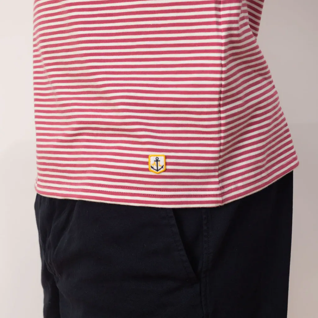 T-Shirts|Armor Lux Heritage Striped T-Shirt - Malaga/Milk