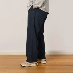 Trousers|OrSlow Herringbone Fatigue Pants - Navy
