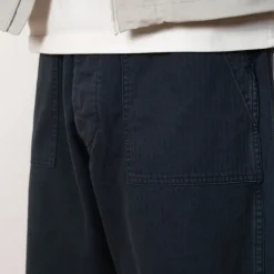 Trousers|OrSlow Herringbone Fatigue Pants - Navy